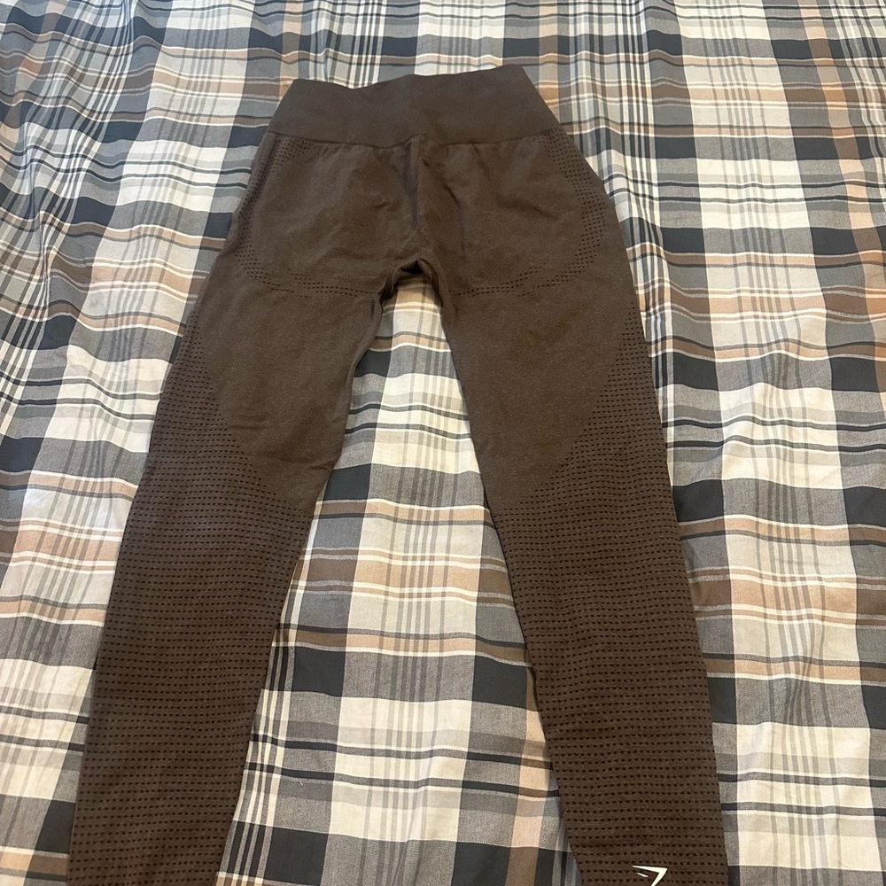 Girls' Black Seamless Active Leggings - Picture 2 of 2